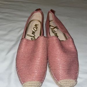 SAM EDELMAN Womens Pink Khloe 5 Round Toe Platform Slip On Espadrille Shoes 10 M